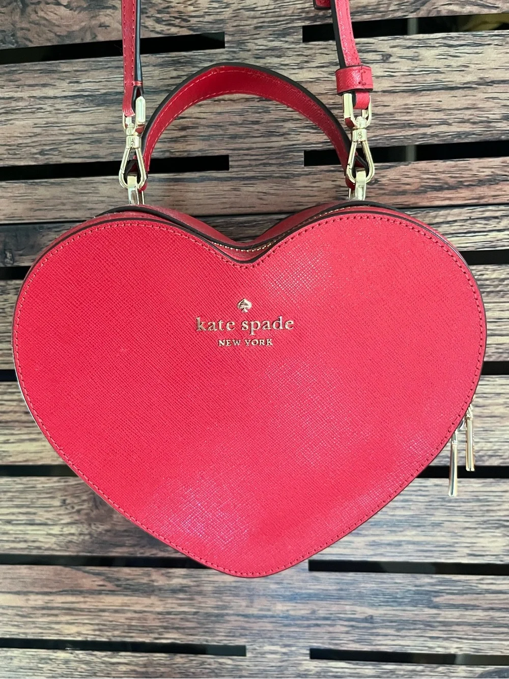 NWOT Kate Spade Love Shack Red Heart Crossbody Purse